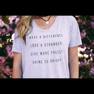 The Shine Project Mantra Tee